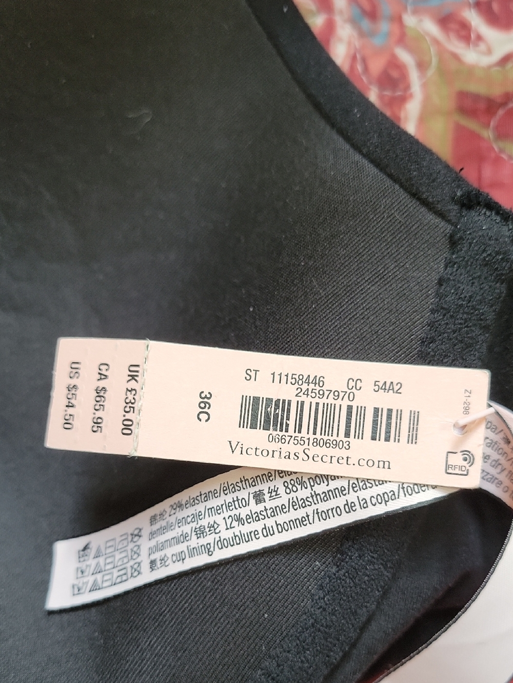 NWT- Victoria’s Secret ‘Body by Victoria Racerback Perfect Coverage’ Bra - Picture 4 of 6